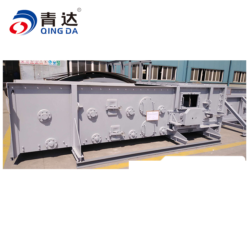 【青岛达能环保设备股份有限公司】鳞斗干渣机尾部张紧轮总成HBHF-GLD16.11A-LQ235B、45、40Cr、QT球铁GLD