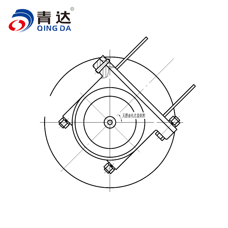 【青岛达能环保设备股份有限公司】前导轮总成GDCQJZ-DN01B4.5GBL