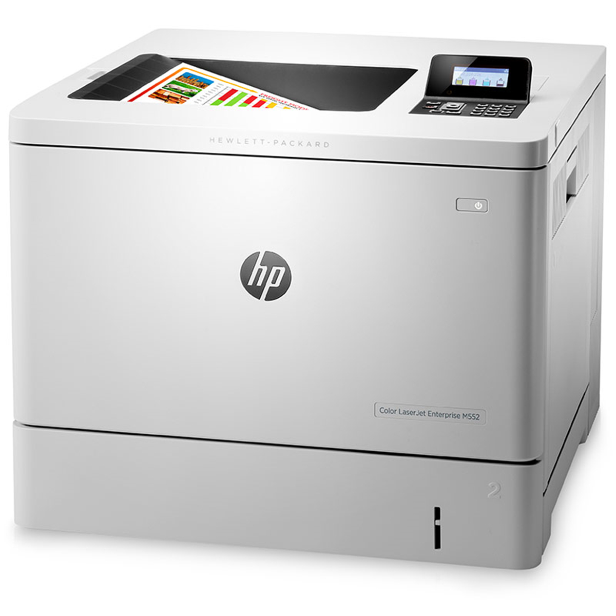【惠普】彩色打印机HP Color LaserJet Enterprise M552dn A4幅面，打印颜色：彩色，打印速度：33ppm，自动双面，有线网口，一年上门保修