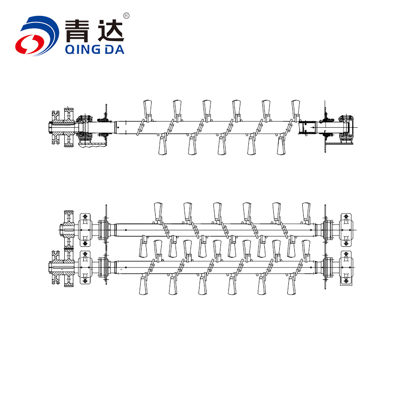 【青岛达能环保设备股份有限公司】螺旋轴总成XJHF.SJ100B.1SJ100