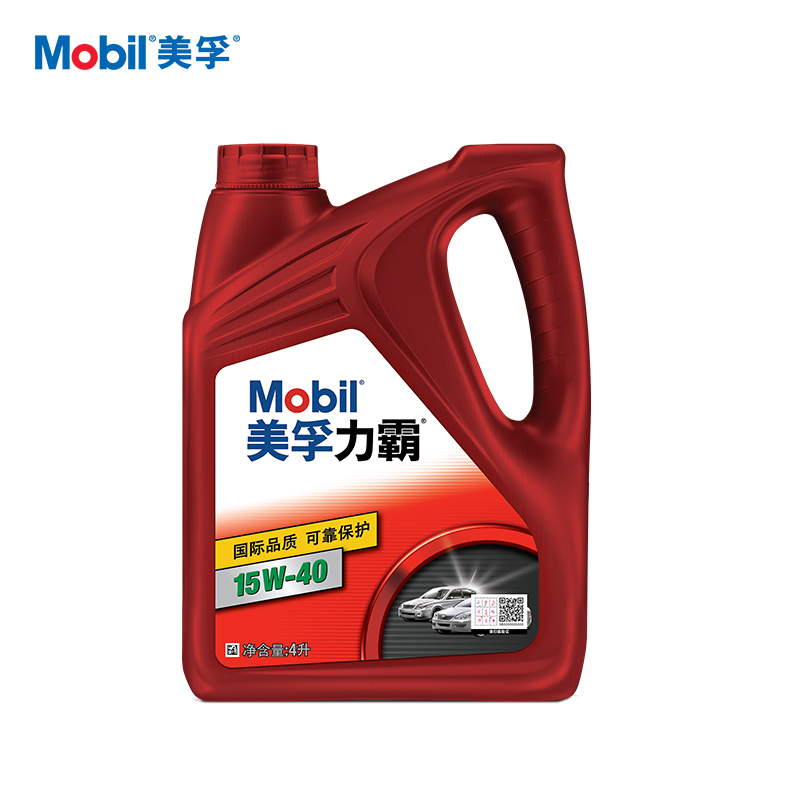 【美孚】汽油机油 力霸 15W-40 SL  4L/桶